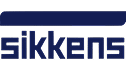 Logo Officiel Sikkens : Peinture et Finition de Qualité Logo Sikkens bleu marine composé du nom de la marque surmonté d'une barre horizontale stylisée sur fond blanc.